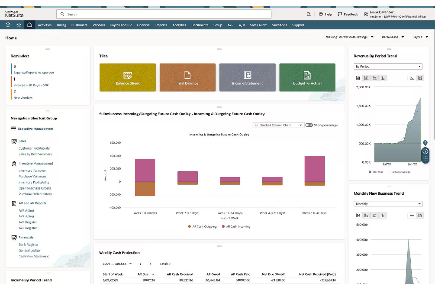 screenshot - NetSuite Cloud Accounting Review 2026: Pros, Cons, Features, and Pricing