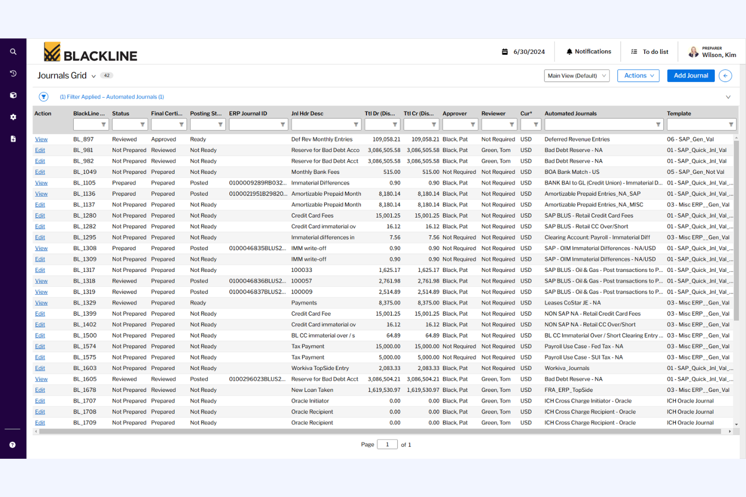 screenshot - BlackLine Review 2026: Pros, Cons, Features, and Pricing