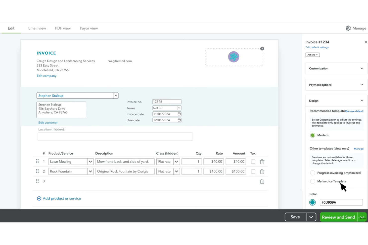 screenshot - Avis sur QuickBooks Online : Avantages, Inconvénients, Fonctionnalités et Tarification