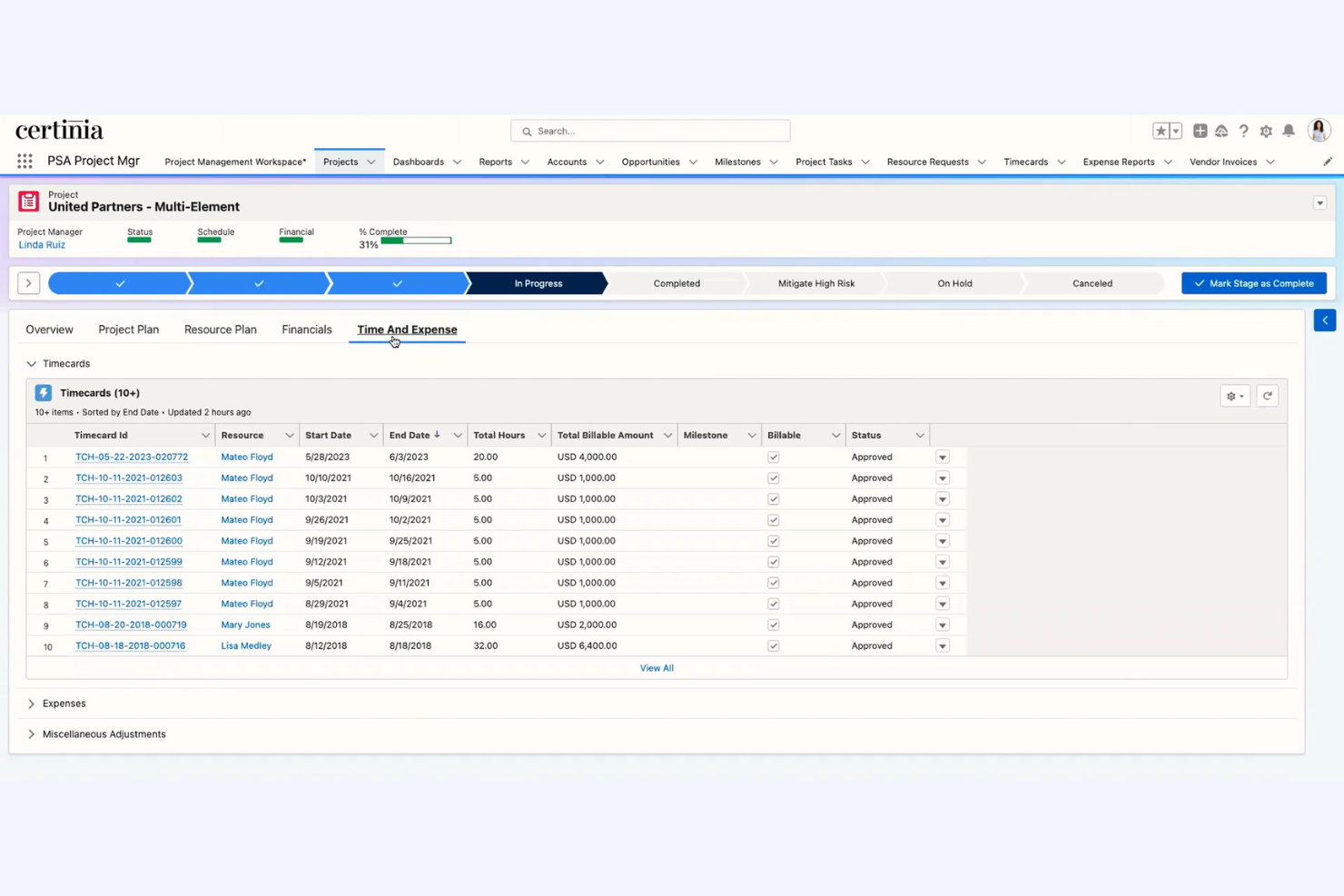 screenshot - Certinia Review 2026: Pros, Cons, Features, and Pricing
