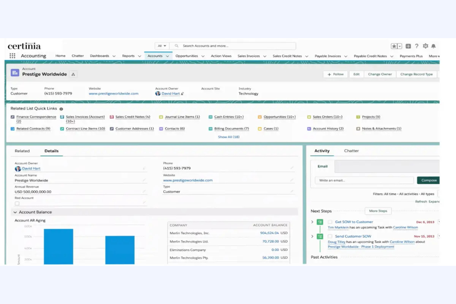 screenshot - Certinia Review: Pros, Cons, Features, and Pricing Explained
