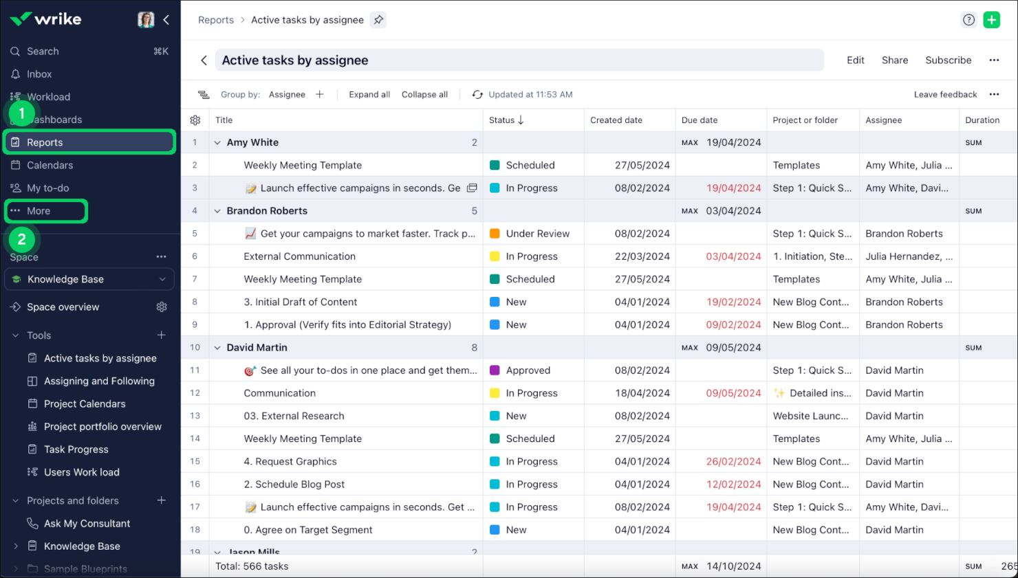 screenshot - Wrike Review: Pros, Cons, Features and Pricing