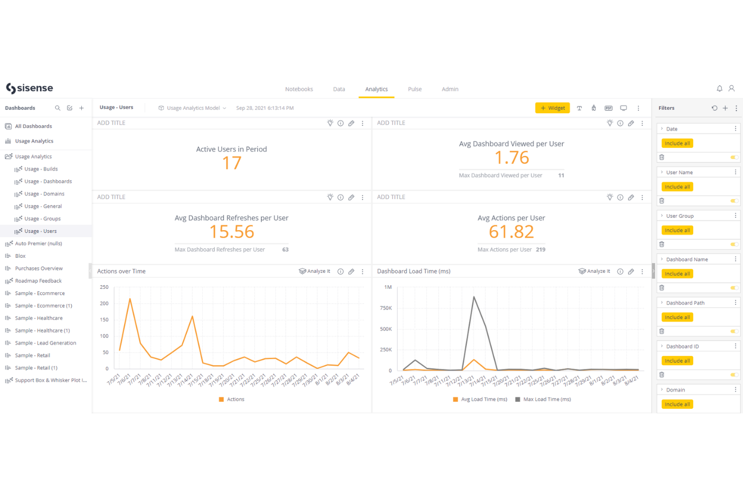 screenshot - Sisense Review: Pros, Cons, Features and Pricing