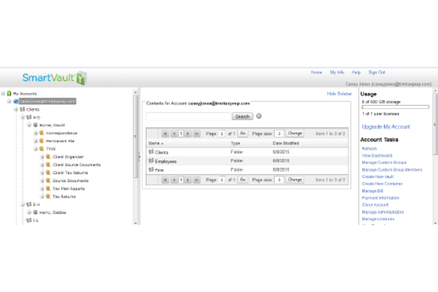 screenshot - SmartVault Review: Pros, Cons, Features and Pricing