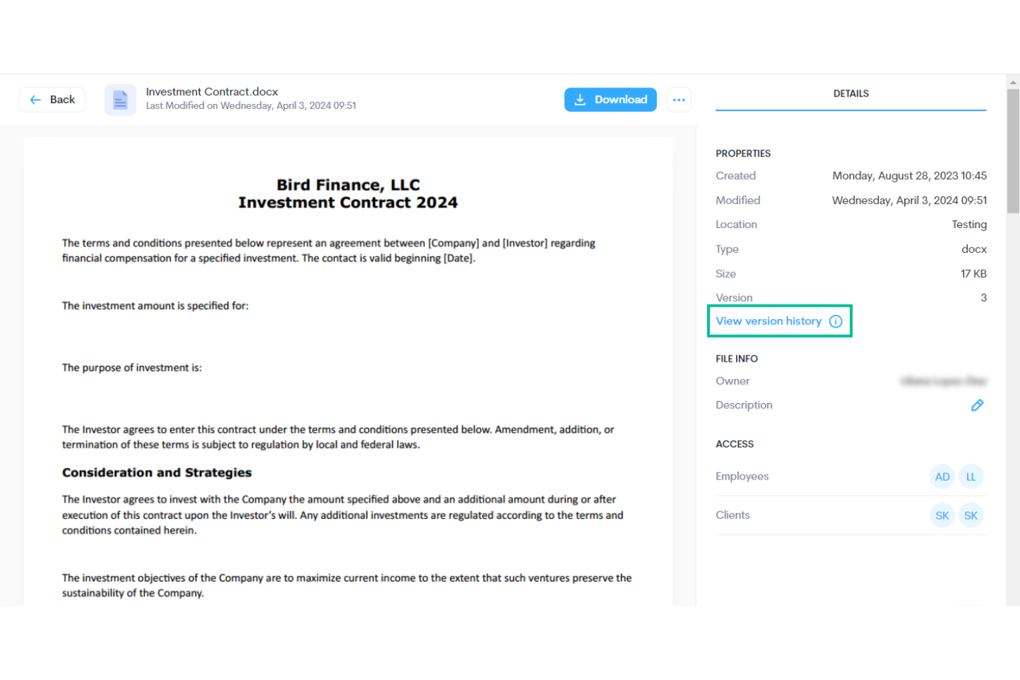 screenshot - SmartVault Review: Pros, Cons, Features and Pricing