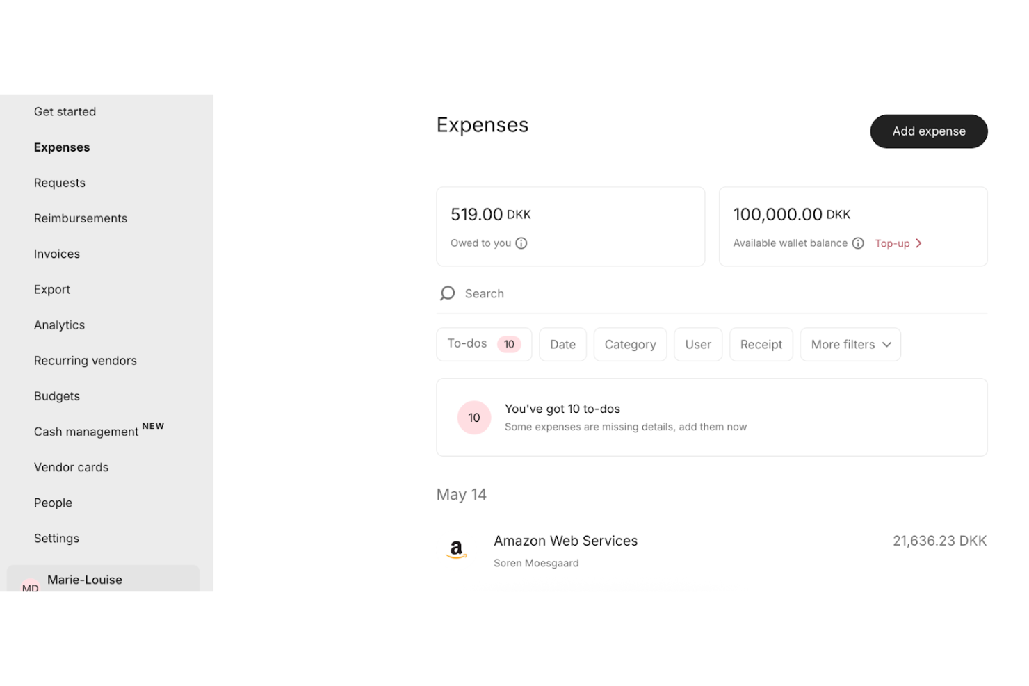 screenshot - Pleo Review: Pros, Cons, Features and Pricing