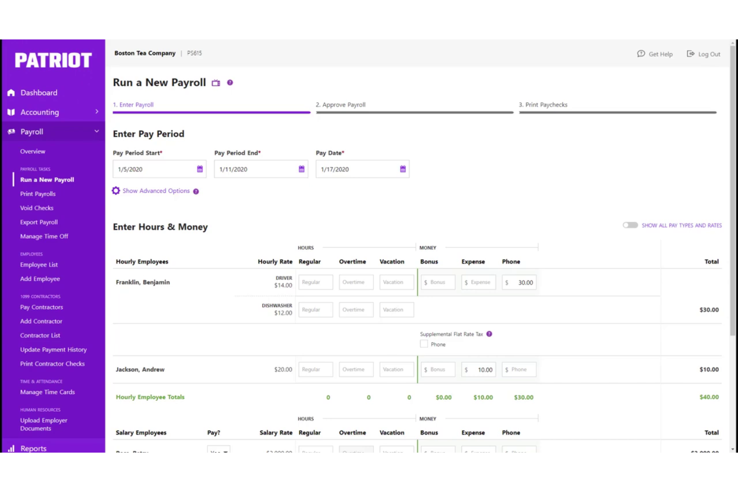 screenshot - Patriot Accounting Review: Pros, Cons, Features, and Pricing Explained