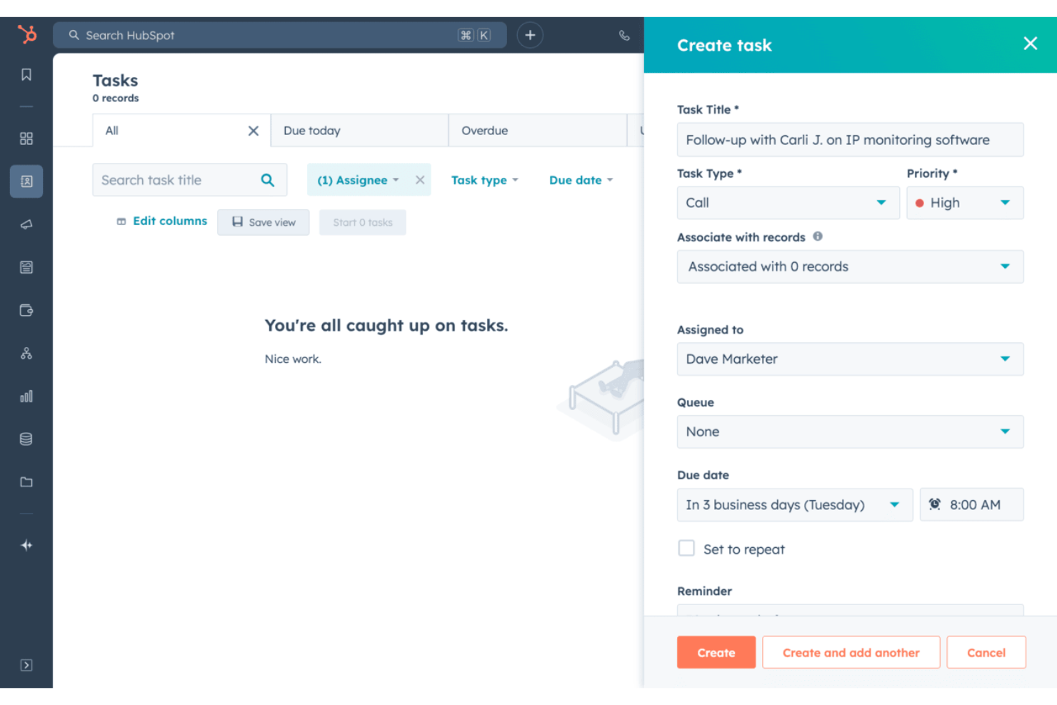 screenshot - HubSpot CRM Review: Pros, Cons, Features, and Pricing Explained