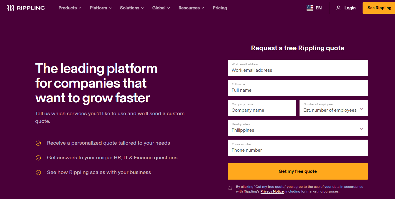 screenshot - Rippling Review: Pros, Cons, Features, and Pricing Explained