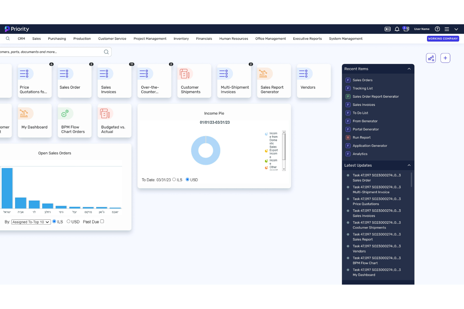 screenshot - Analyse de Priority : Avantages, Inconvénients, Fonctionnalités et Tarifs