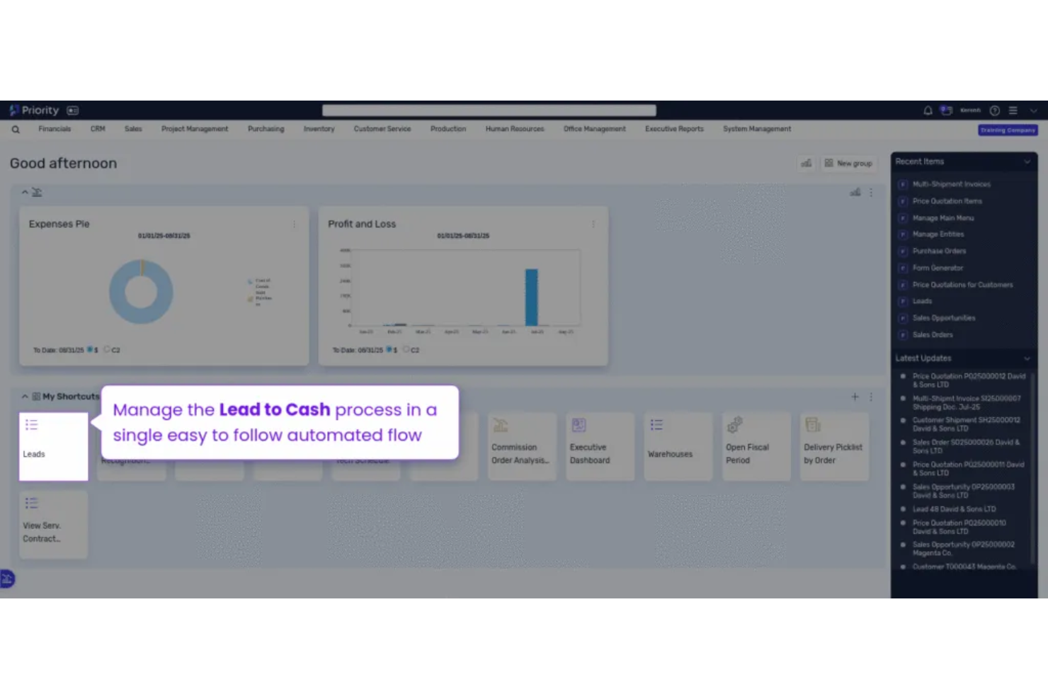 screenshot - Analyse de Priority : Avantages, Inconvénients, Fonctionnalités et Tarifs