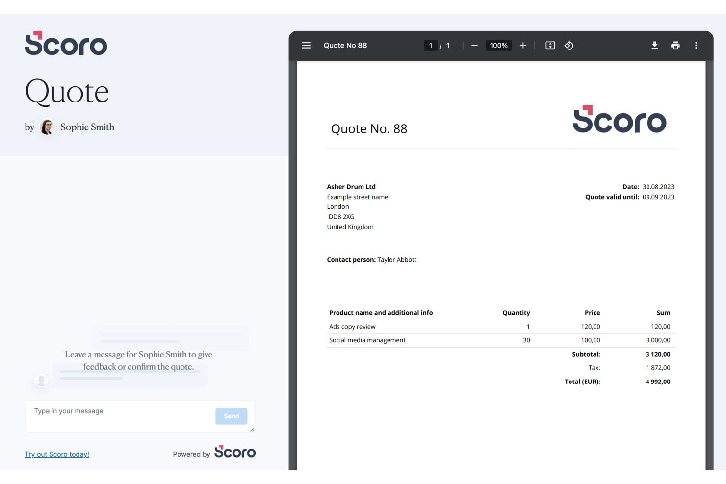 screenshot - Scoro Review: Pros, Cons, Features, and Pricing Explained