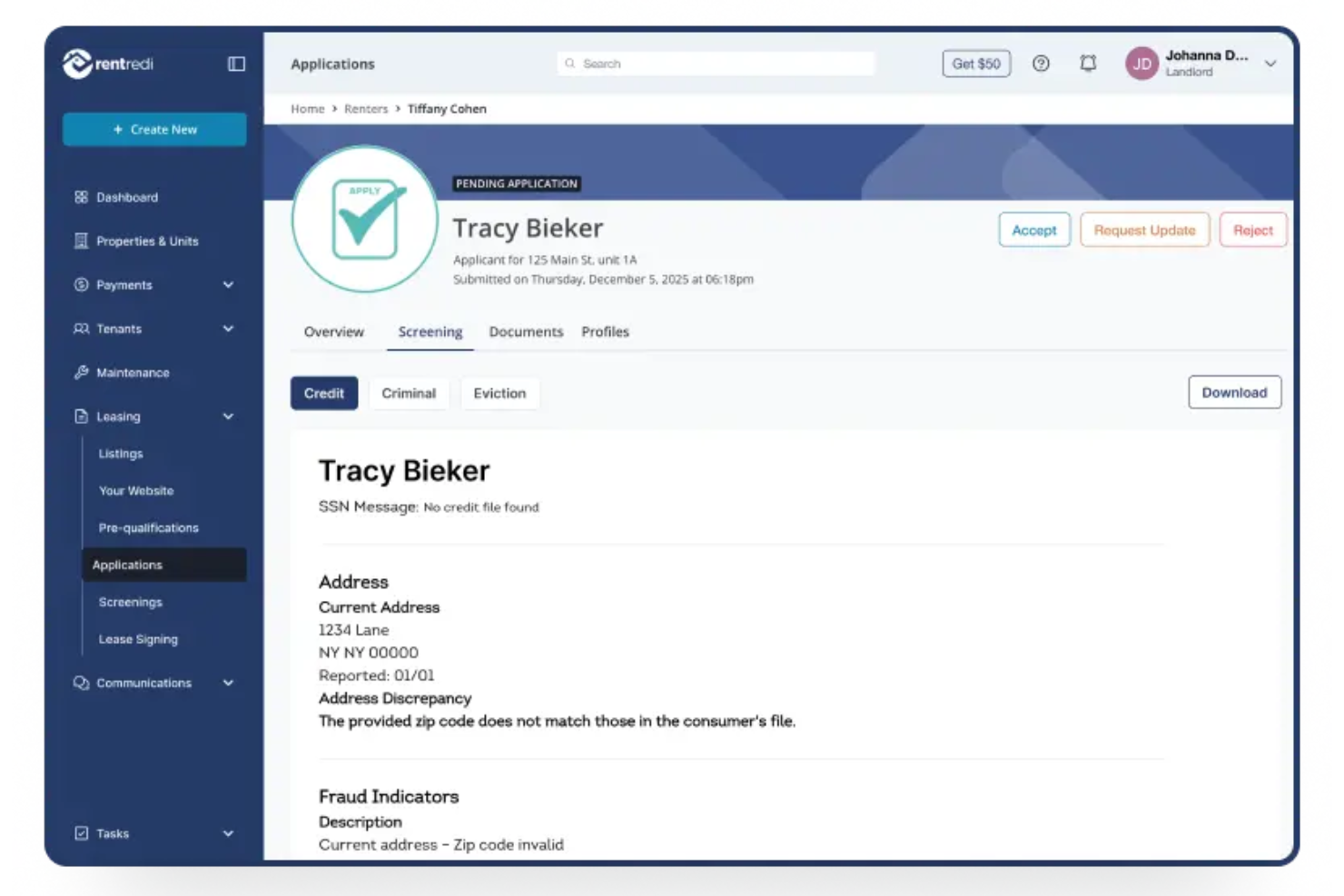 screenshot - RentRedi Review: Pros, Cons, Features and Pricing