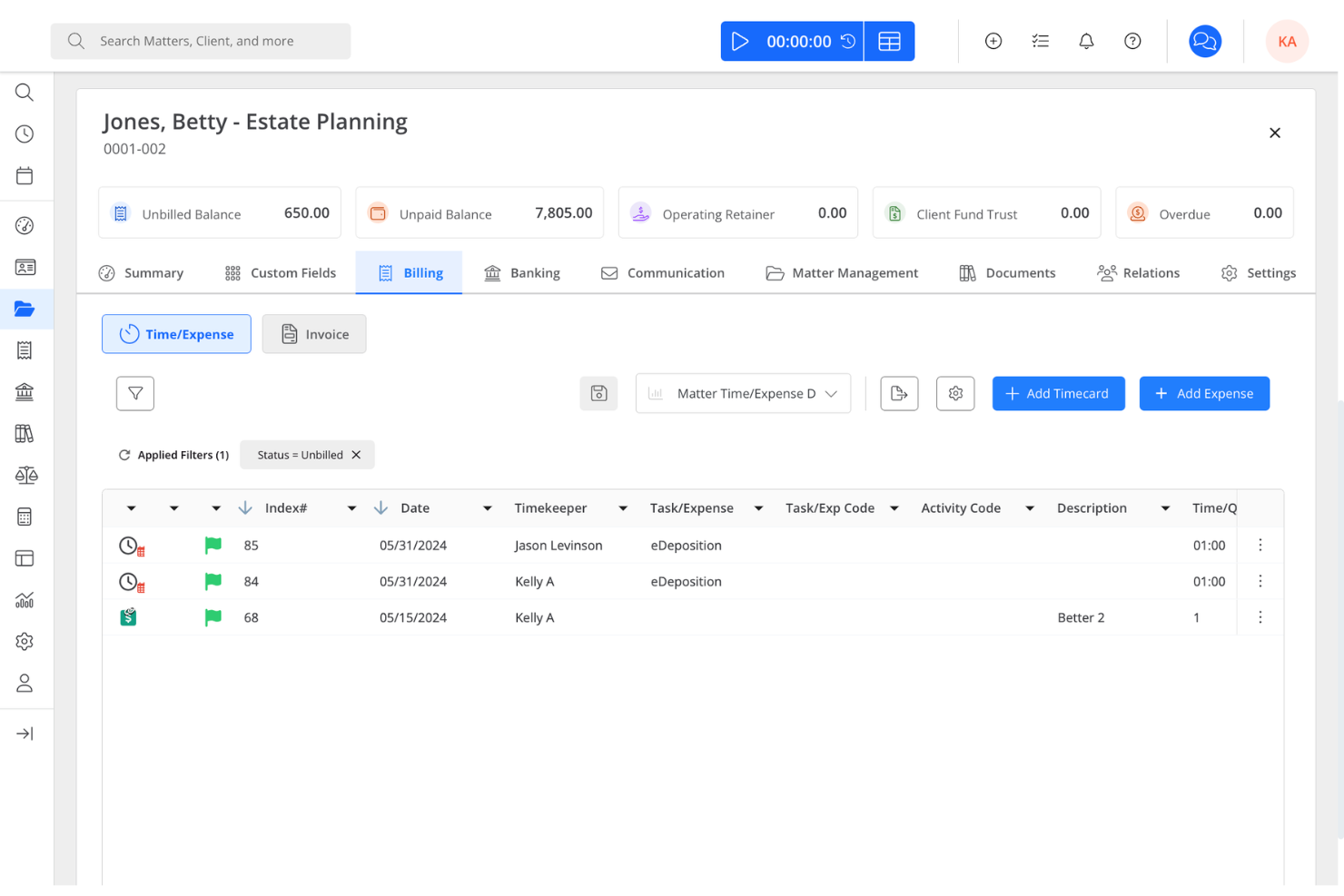 screenshot - Rocket Matter Review: Pros, Cons, Features, and Pricing Explained