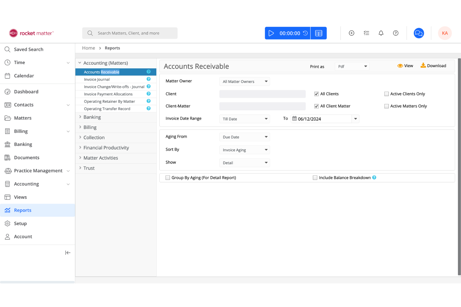 screenshot - Rocket Matter Review: Pros, Cons, Features, and Pricing Explained