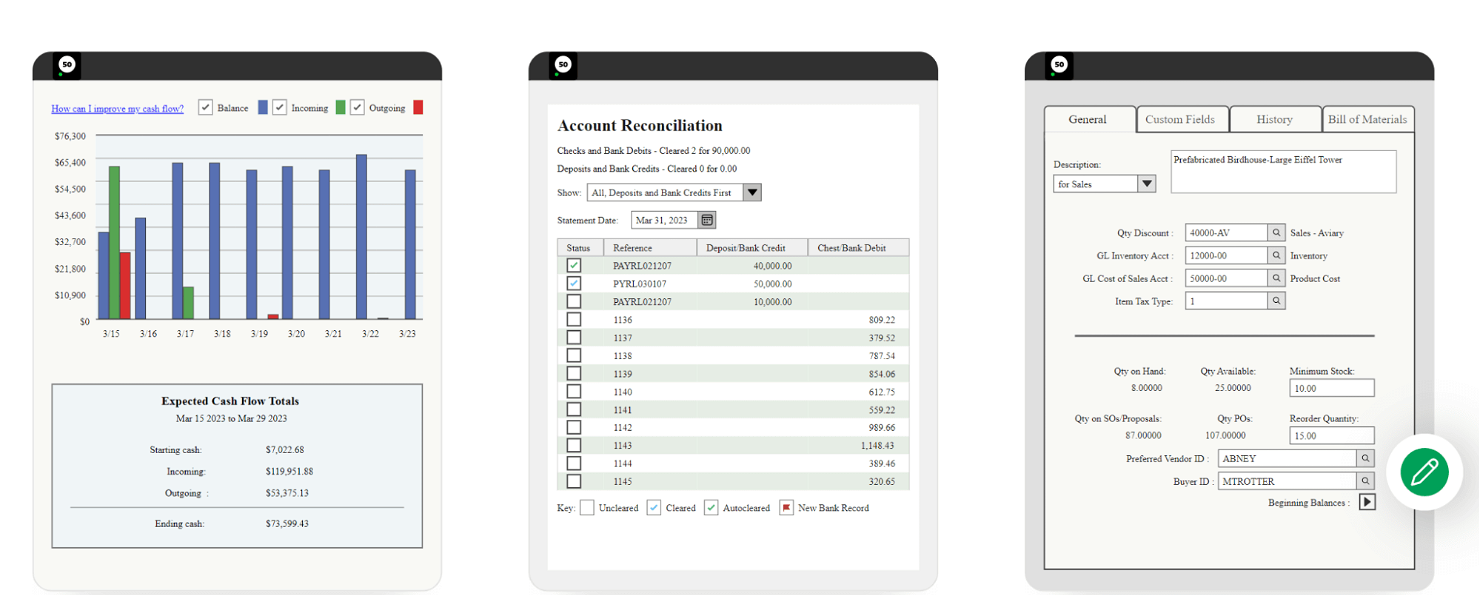 Sage 50cloud screenshot - 20 Beste Buchhaltungssoftware für Unternehmen für präzise Finanzunterlagen im Jahr 2026