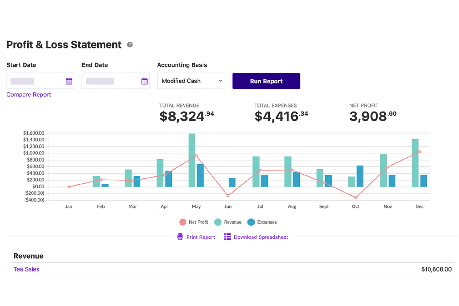 Patriot Accounting screenshot - 19 Beste Buchhaltungssoftware für kleine Unternehmen & mehr in 2026 (Von Experten überprüft)
