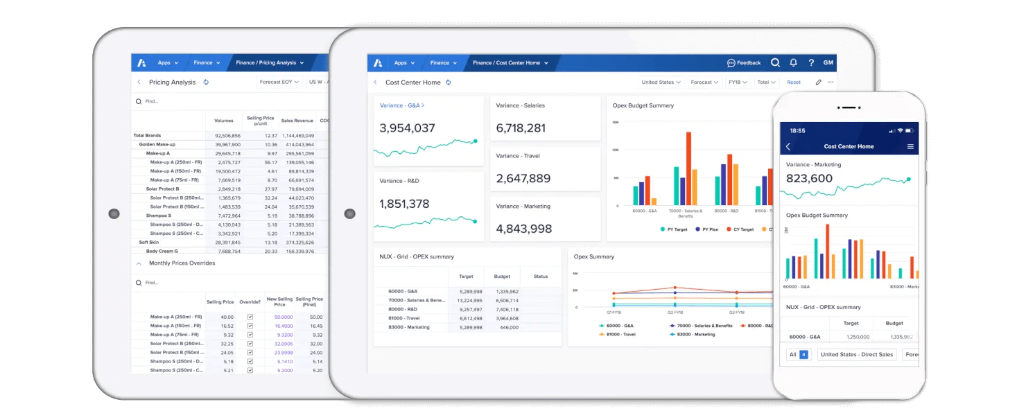 Anaplan screenshot - Les 20 meilleurs logiciels EPM passés en revue en 2026