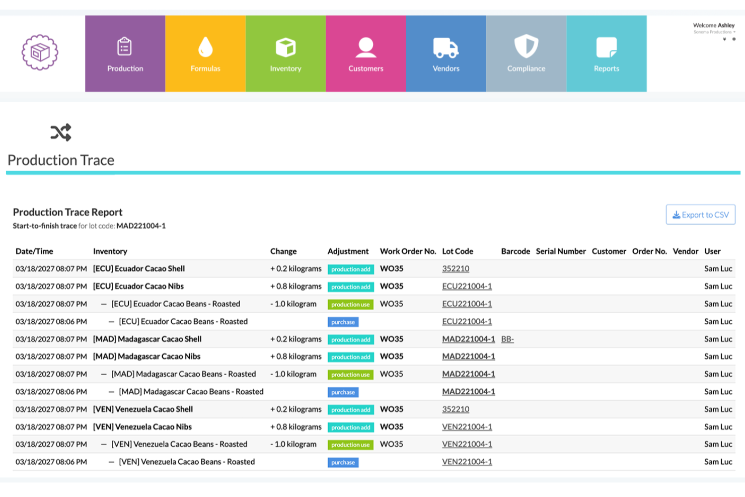 WhereFour screenshot - 21 Meilleurs Systèmes de Logiciels ERP Évalués par des Experts en 2026