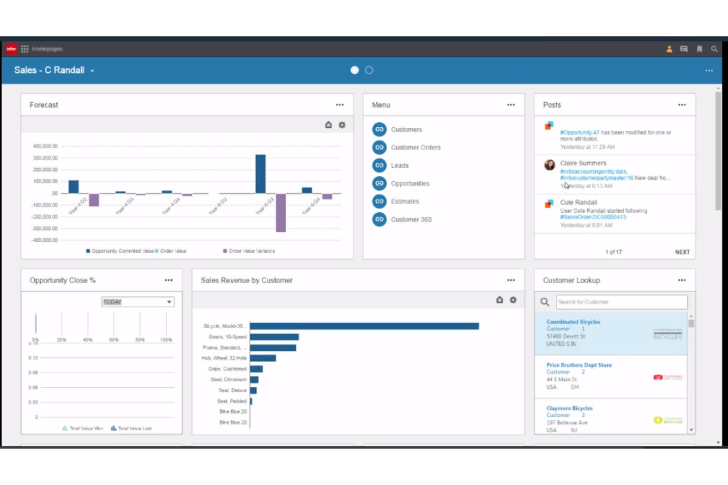 Infor screenshot - 25 Beste ERP-Alternativen im Jahr 2026 bewertet