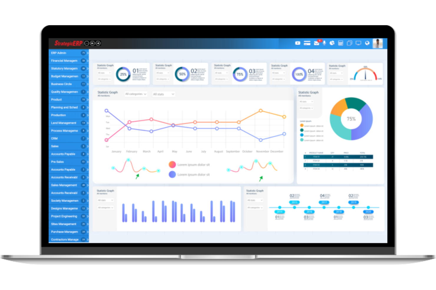 StrategicERP screenshot - 19 Beste Bau-ERP-Systeme im Jahr 2026 getestet