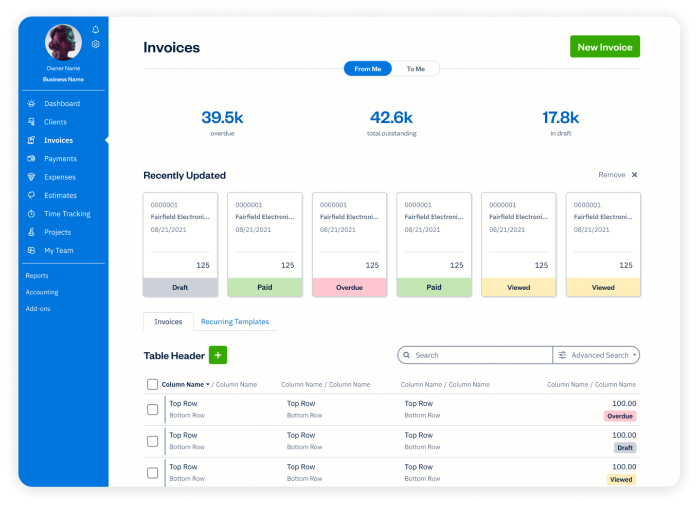FreshBooks screenshot - 21 meilleurs logiciels de comptabilité pour les équipes analysés en 2026