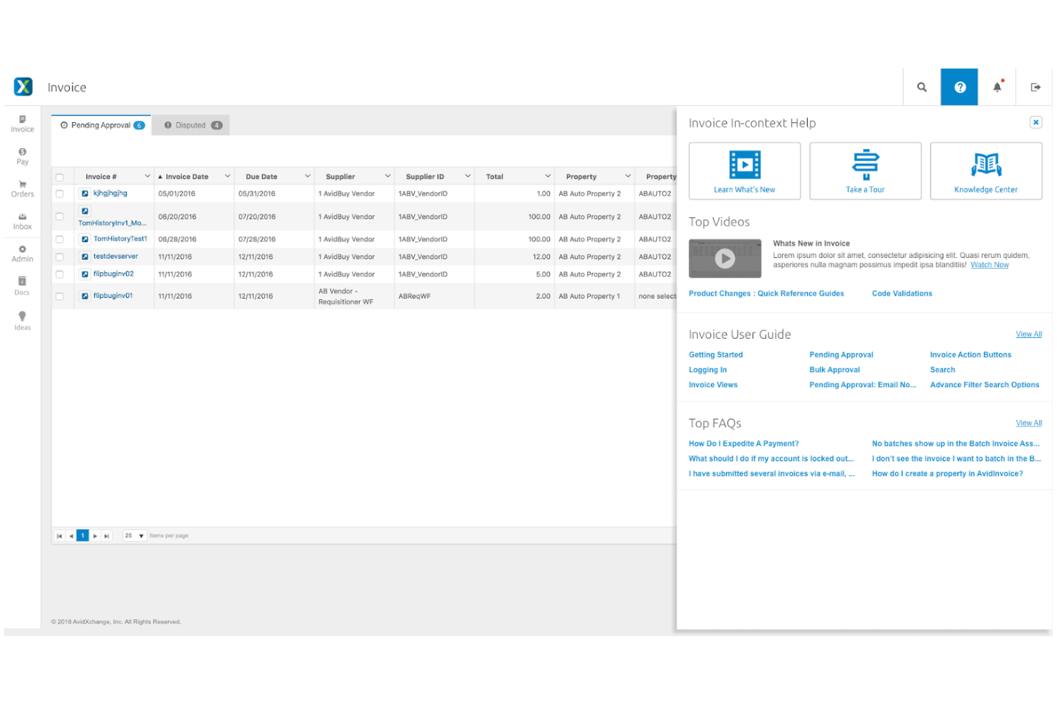 AvidXchange screenshot - 24 beste Buchhaltungssoftware für Verbindlichkeiten für kleine Unternehmen im Jahr 2026 getestet