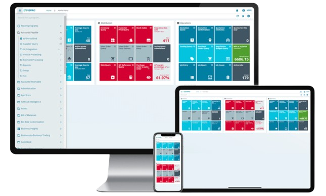 SYSPRO screenshot - 17 Meilleurs Logiciels de Comptabilité pour l’Ingénierie Passés en Revue en 2026