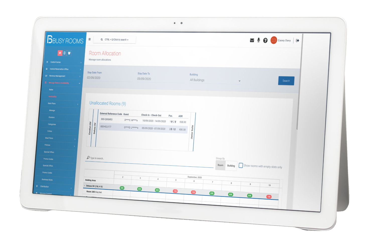 BusyRooms screenshot - 22 Meilleurs Logiciels de Comptabilité Hôtelière Passés en Revue en 2026