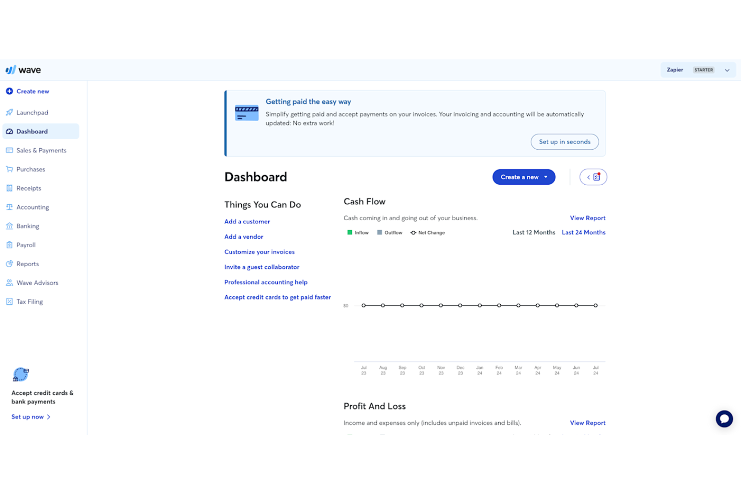 Wave screenshot - 16 Meilleurs Logiciels de Comptabilité pour Concessions Automobiles Passés en Revue en 2026