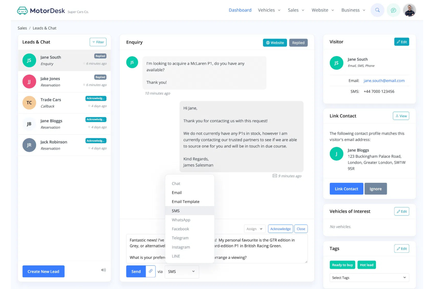 MotorDesk screenshot - 16 Meilleurs Logiciels de Comptabilité pour Concessions Automobiles Passés en Revue en 2026