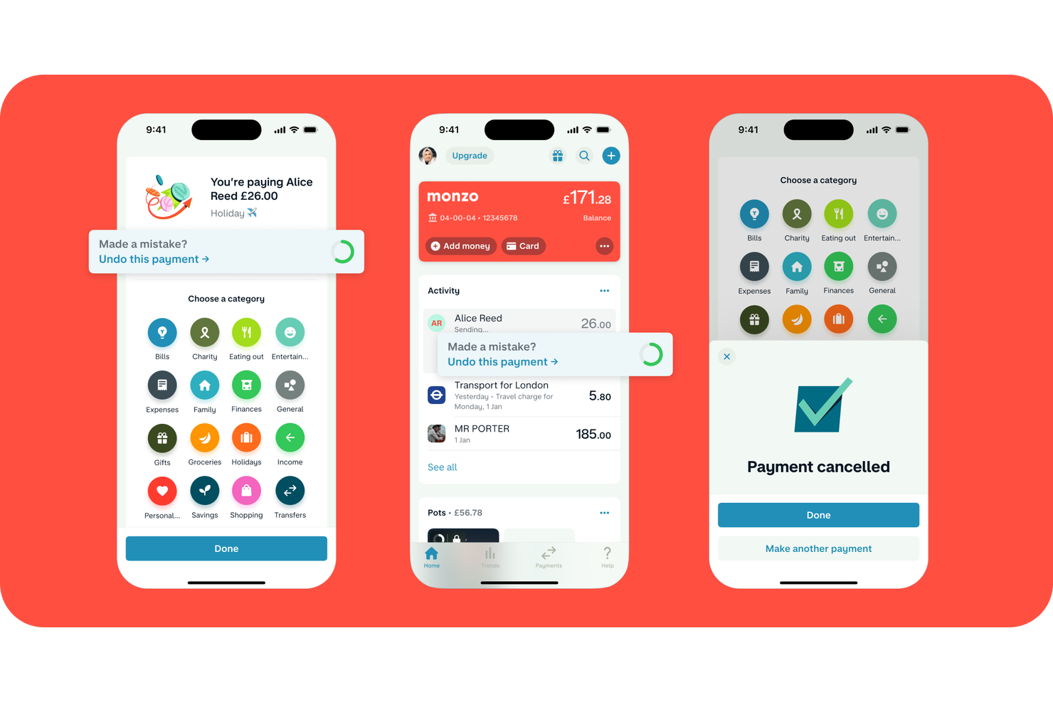 Monzo screenshot - 14 Mobile Payment Apps für 2026