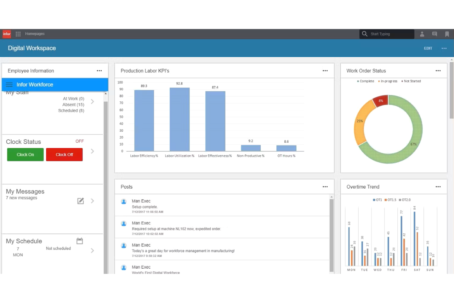 Infor CloudSuite Industrial screenshot - 10 beste Öl- und Gas-ERP-Softwares im Jahr 2026