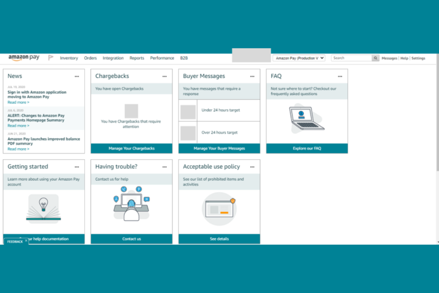 Amazon Pay screenshot - 11 Beste Zahlungs-Gateway-APIs im Jahr 2026 getestet