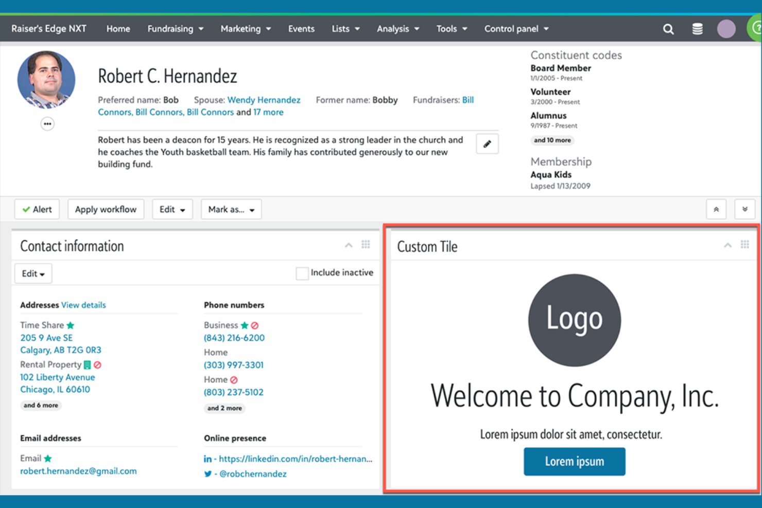Blackbaud screenshot - 12 meilleurs logiciels de collecte de fonds examinés en 2026