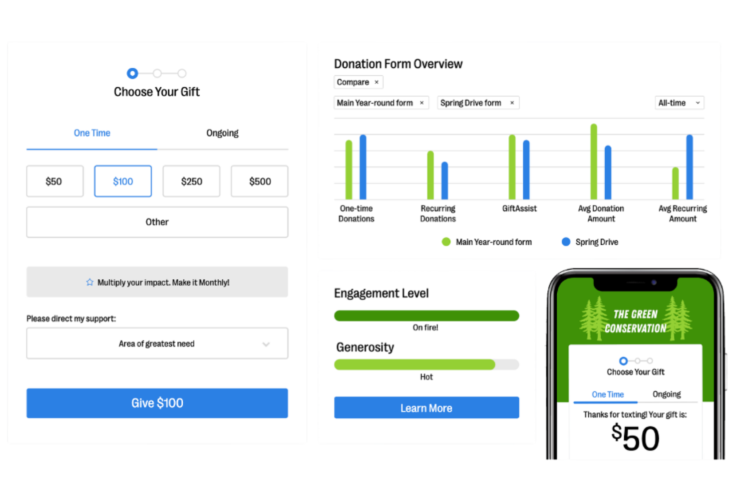 Bloomerang Fundraising screenshot - 10 meilleures plateformes de collecte de fonds évaluées en 2026