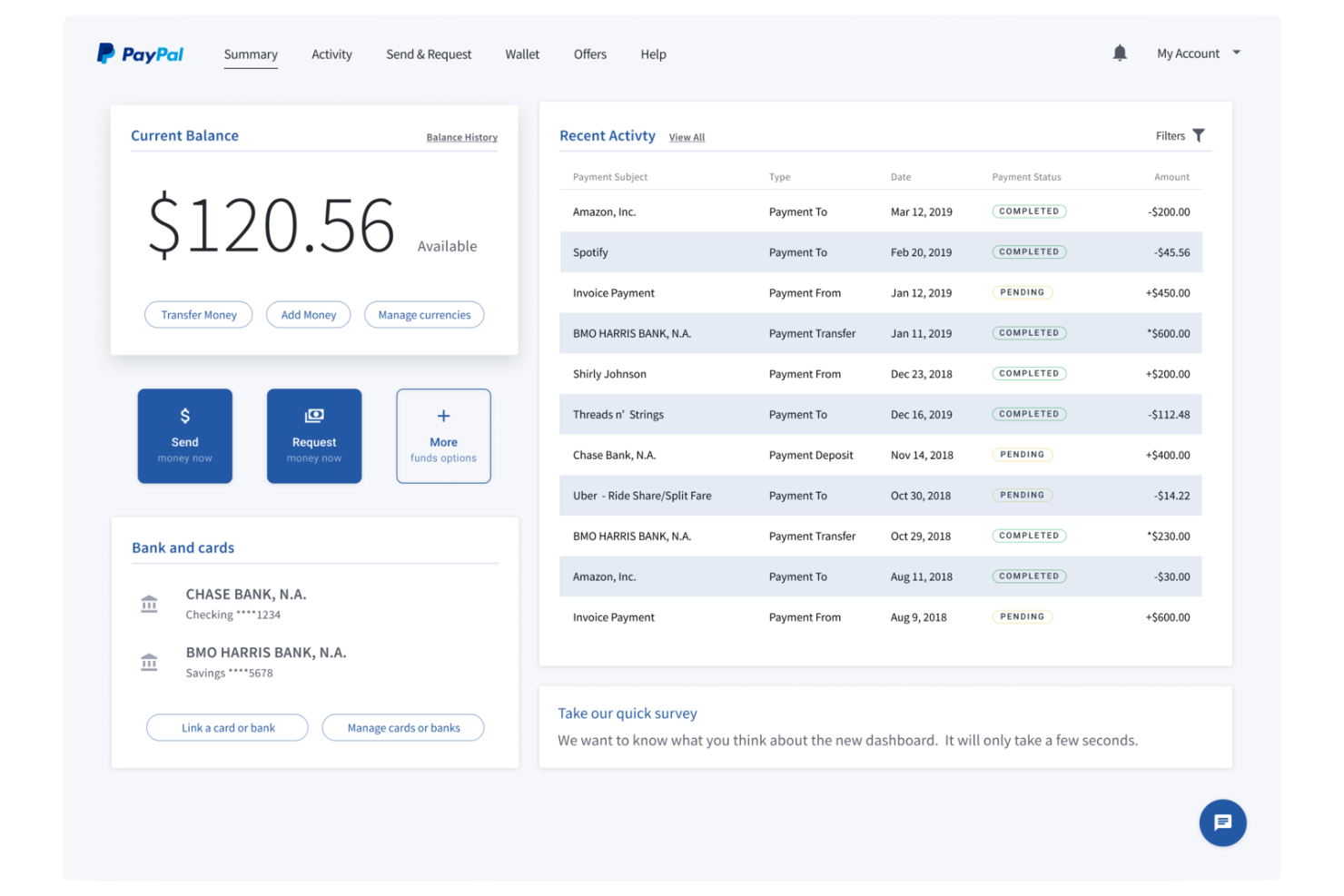 PayPal screenshot - 15 Beste Zahlungslösungen für kleine Unternehmen im Test 2026