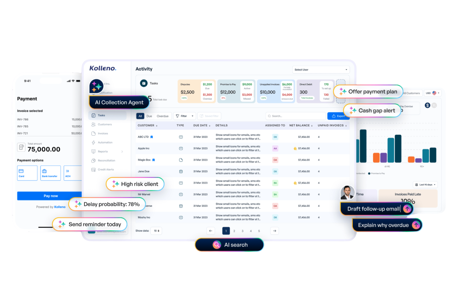 Kolleno screenshot - 12 Beste Inkasso-Software im Test 2026