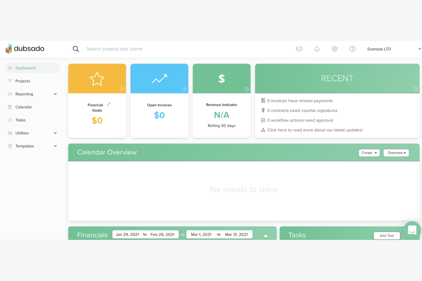 Dubsado screenshot - 18 Beste Terminplanungs- und Rechnungsstellungssoftware im Test 2026