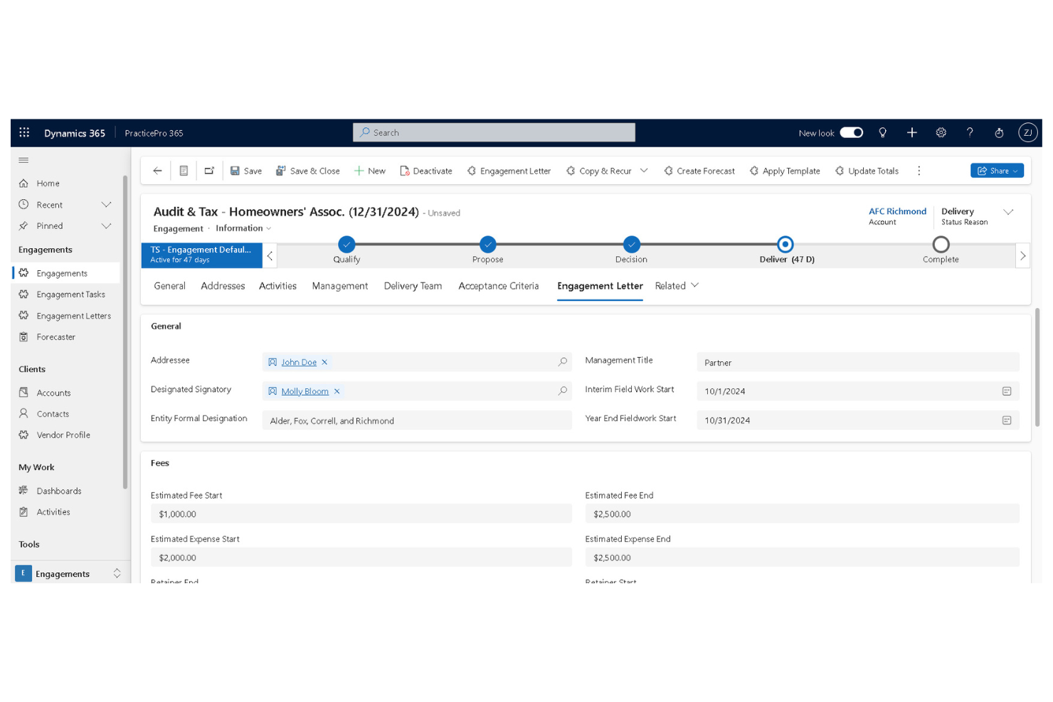 PracticePro365 screenshot - 11 alternatives à TaxDome sélectionnées pour 2026 pour les cabinets comptables