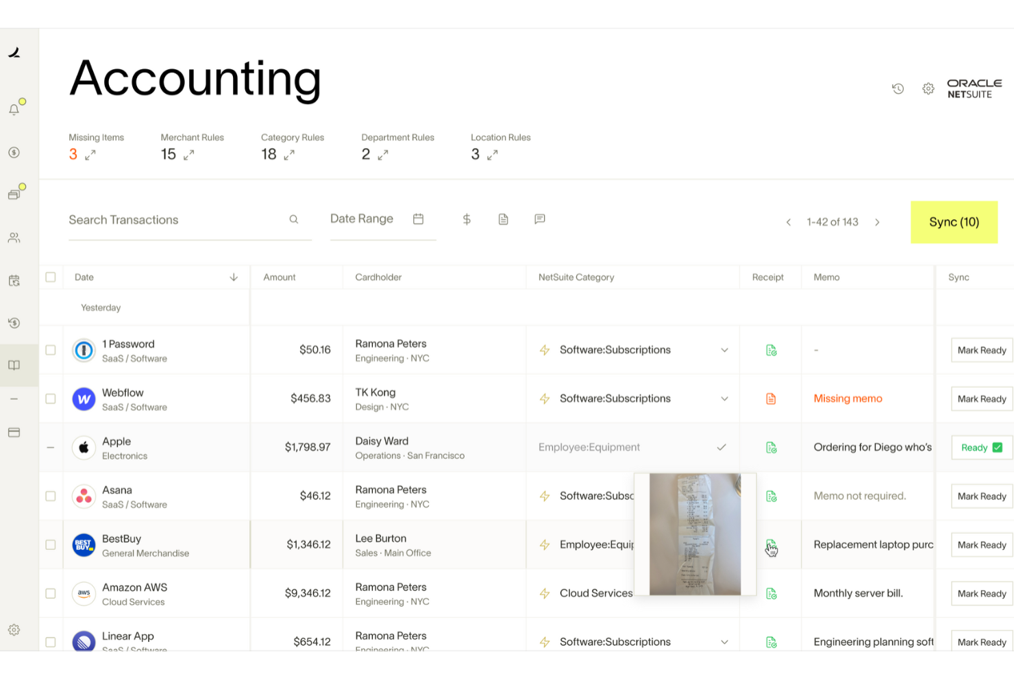 Ramp screenshot - 7 Meilleurs Logiciels de Gestion des Dépenses pour Petites Entreprises en 2026