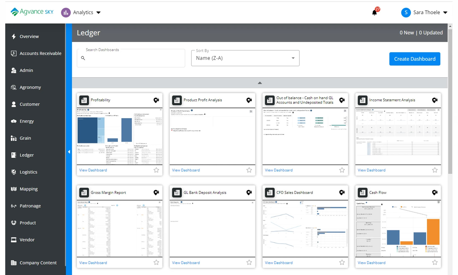 Agvance screenshot - 10 Meilleurs ERP Agricoles Évalués en 2026