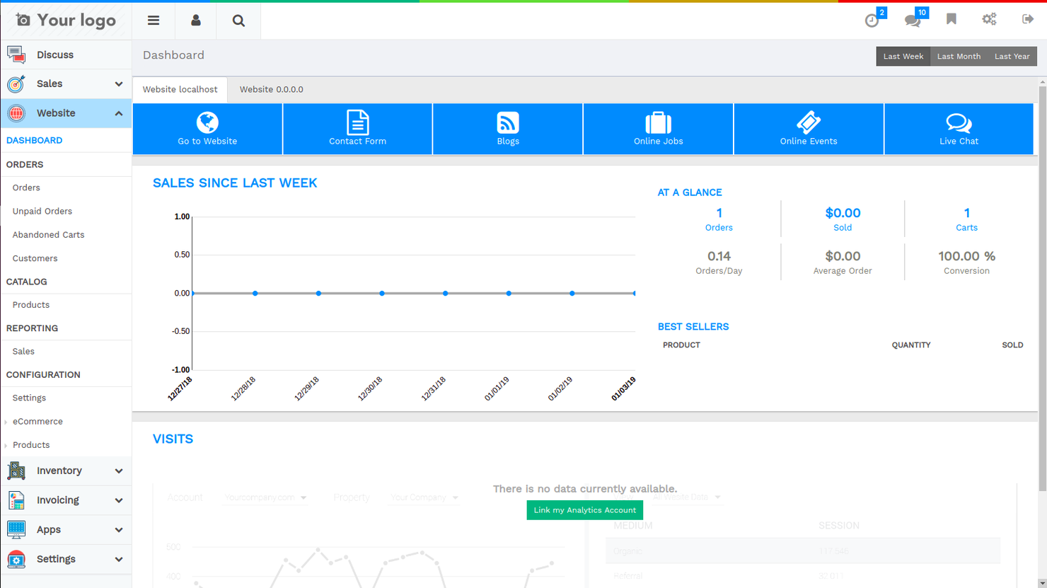 Flectra screenshot - 12 Meilleurs ERP Open Source Passés en Revue en 2026