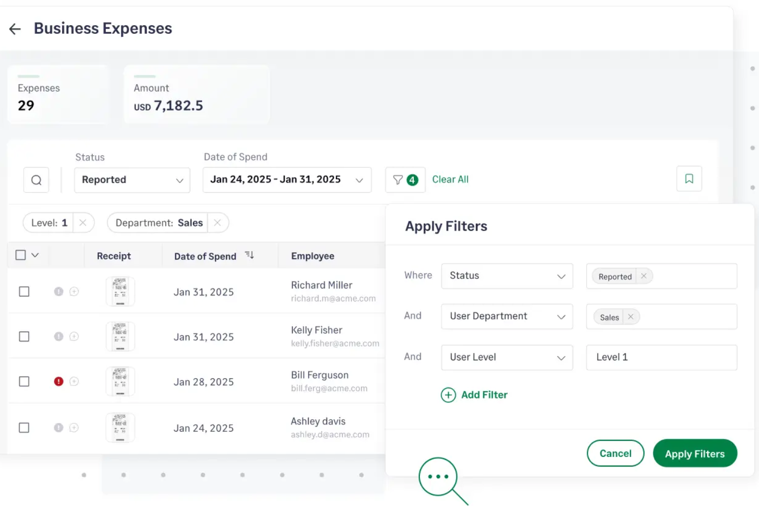 Sage Expense Management (formerly Fyle) screenshot - 20 Meilleurs Logiciels de Gestion des Dépenses Passés en Revue en 2026