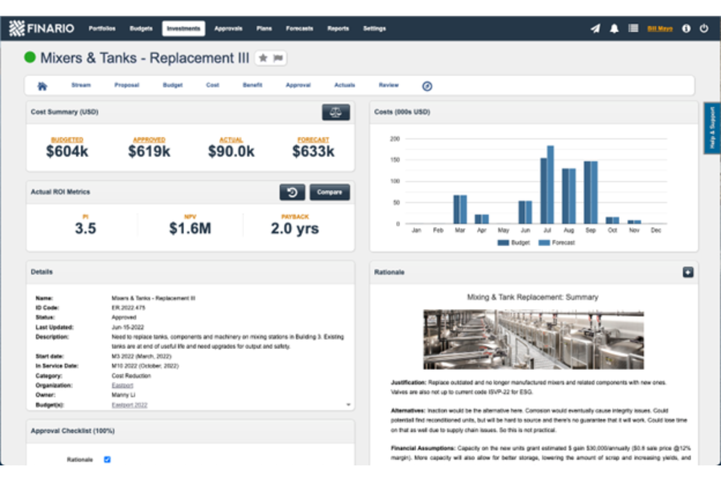 Finario screenshot - 12 Meilleurs Logiciels de Planification de Capital Passés en Revue en 2026