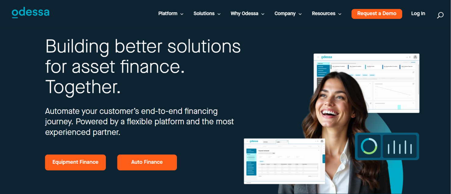Odessa screenshot - 11 beste ERP-Banking-Software im Test 2026