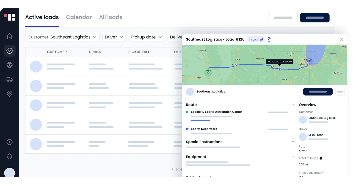 Truckbase screenshot - 11 Meilleurs Logiciels de Comptabilité pour le Transport Routier Passés en Revue en 2026