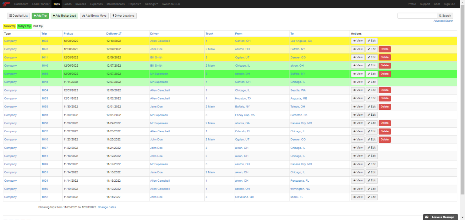 TruckingOffice screenshot - 11 Meilleurs Logiciels de Comptabilité pour le Transport Routier Passés en Revue en 2026