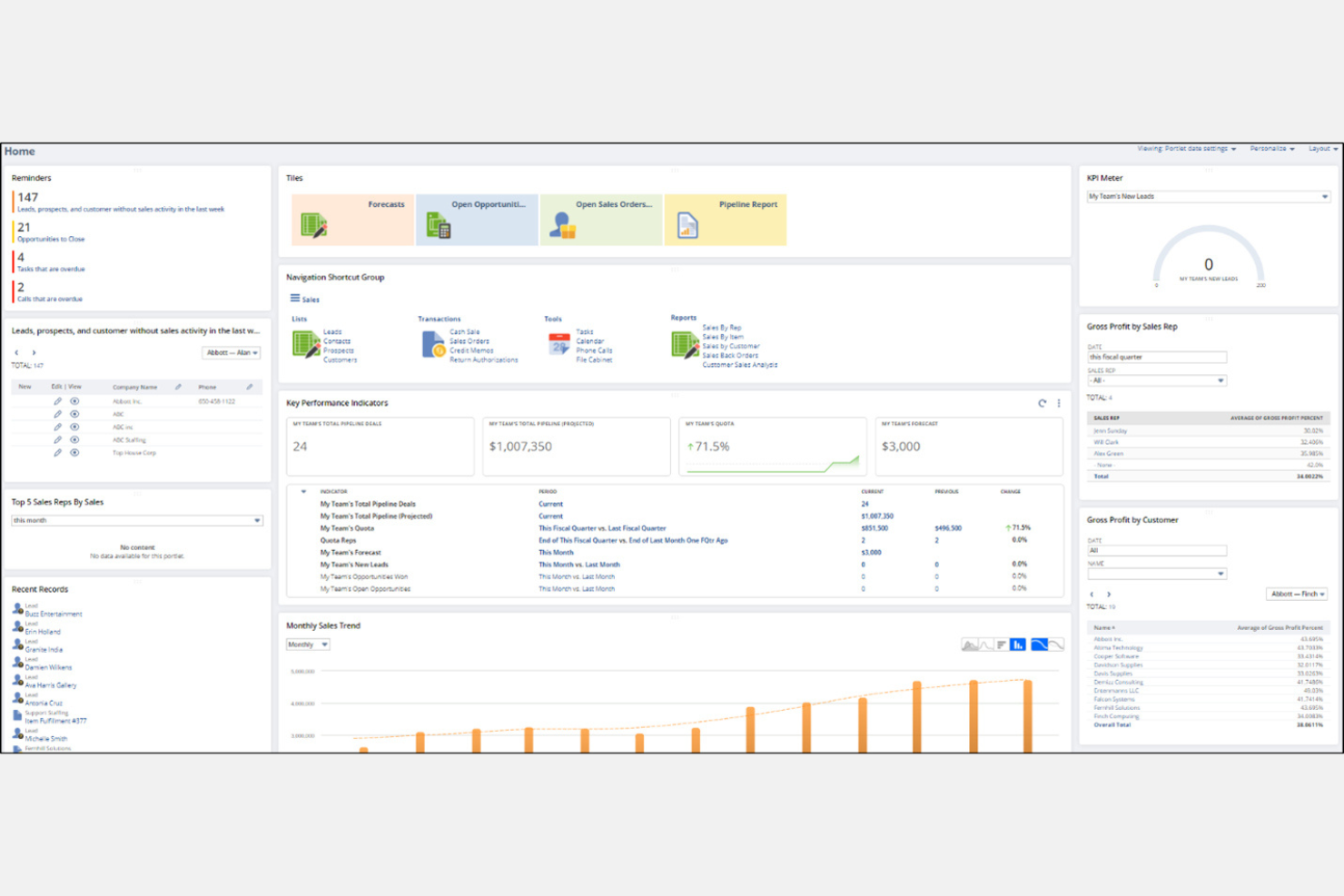 Enavate screenshot - 12 meilleurs ERP pour l’aviation évalués en 2026