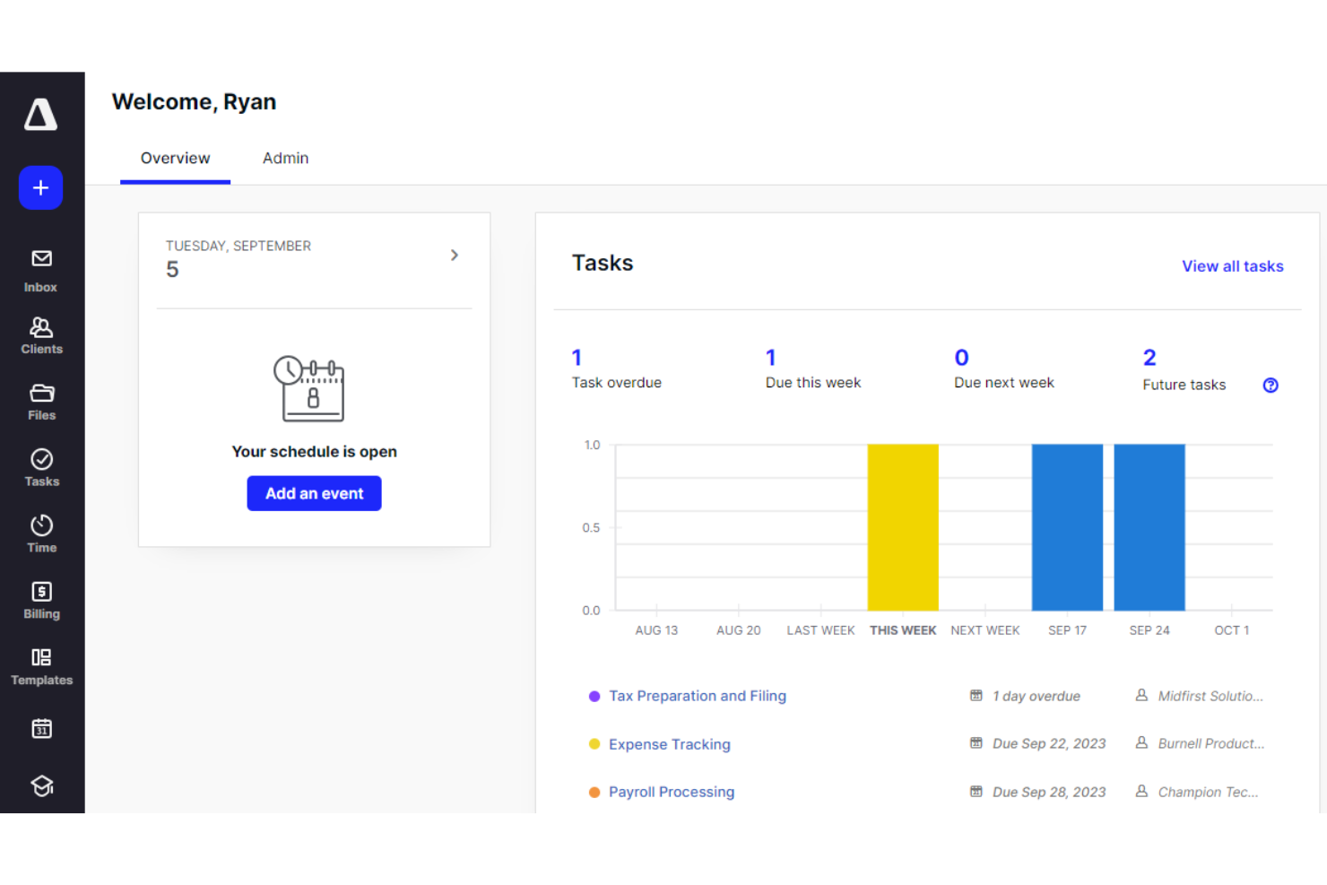 Canopy screenshot - 13 Beste CPA-Software im Test 2026